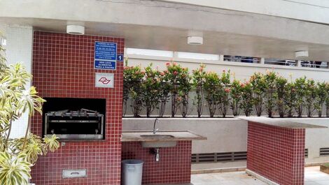 Uma das churrasqueiras