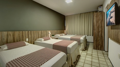 MANSIÓN VISTA MAR - 8 Suites AR / TV / Cama Box / Agua Caliente - BEACH PARK