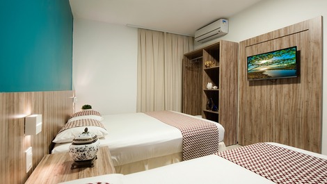 MANSIÓN VISTA MAR - 8 Suites AR / TV / Cama Box / Agua Caliente - BEACH PARK