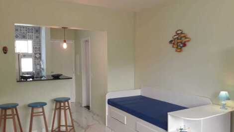 Estudio en Ubatuba-Pé en la Arena-Cond.Wembley Valley