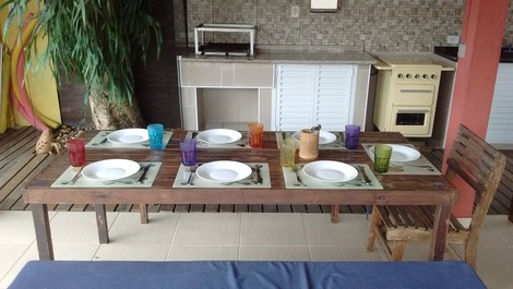 Área de churrasqueira