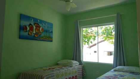 Quarto solteiro, apto ate 6 pessoas