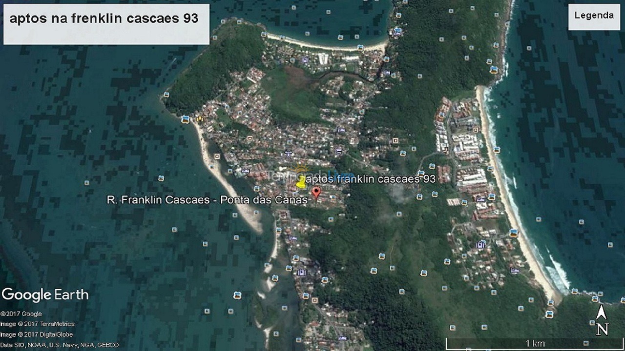 Apartamento para aluguel de temporada em Florianópolis (Ponta das Canas)