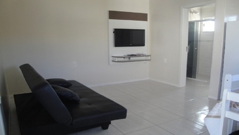 Excelente apto de 1 quarto no norte da ilha de Florianópolis