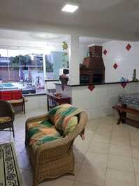 Espaços gourmet com conceito aberto