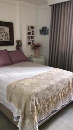 Suíte de alto luxo na praia da Costa com ar condicionado