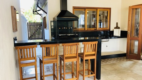 Área da churrasqueira 