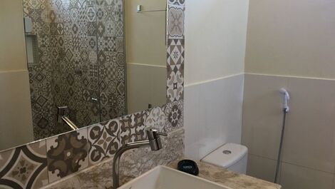 Casas com ar, piscina e área gourmet de frente pra Mucuge 8 Pessoas