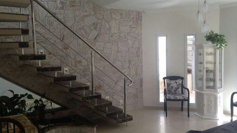 Escada para os quartos 