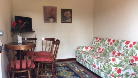 sala com sofá cama de casal