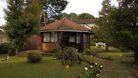 Gazebo com churrasqueira