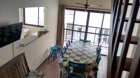 Duplex Penthouse First Block Praia Grande - 12 People