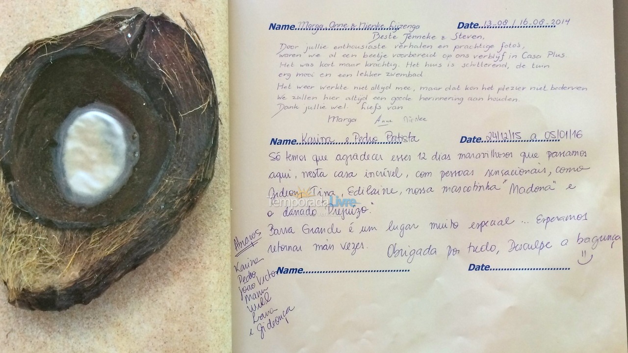 Casa para alquiler de vacaciones em Maraú (Tres Coqueiros)