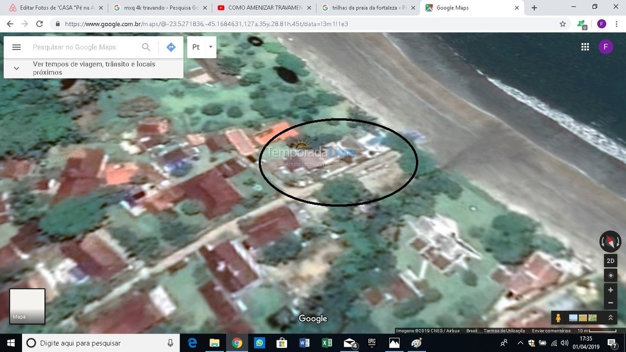 Casa para aluguel de temporada em Ubatuba (Praia da Fortaleza)