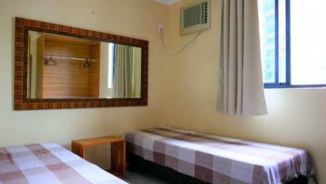 Apartamento amueblado, 3 dormitorios, con Wi-fi, Praia de Cabo Branco PB-Brasil