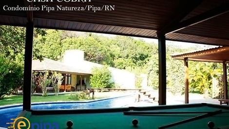 Pipa Casa Cobra - Bilhar