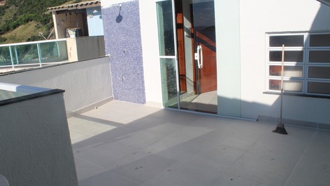 Área aberta da cobertura