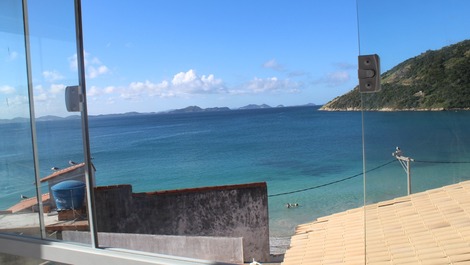 Vista da churrasqueira