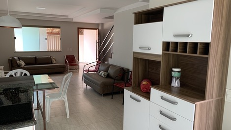 Triplex + Top de Praia Grande Wi-Fi Netflix Churrasqueira Vista Mar