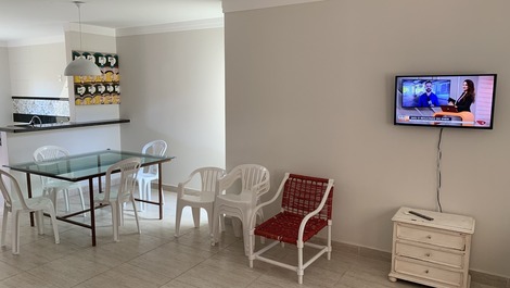 Triplex + Top de Praia Grande Wi-Fi Netflix Churrasqueira Vista Mar