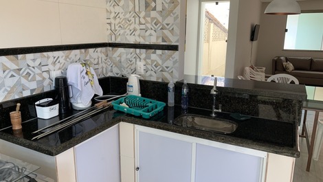 Triplex + Top de Praia Grande Wi-Fi Netflix Churrasqueira Vista Mar