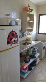 Apto. martim de sá 2 dor. piscina ar condi. 102 B