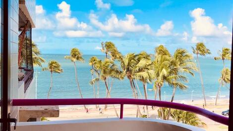 Linda vista da varanda