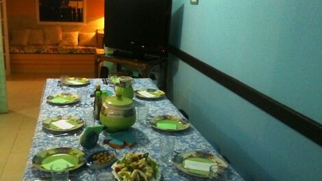 Sala de jantar e as louças 