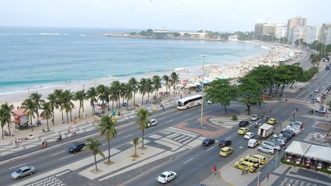 Penthouse with spectacular views of Copacabana Beach!