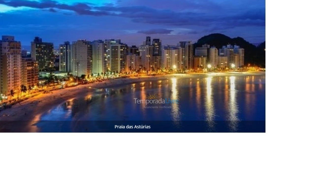 Apartamento para aluguel de temporada em Guarujá (Astúrias)