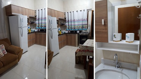 Kitinet com 1 Dormitório + TV a Cabo + Cozinha Completa + 1 Vaga