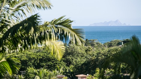 Ilha de Alcatrazes, vista da varanda