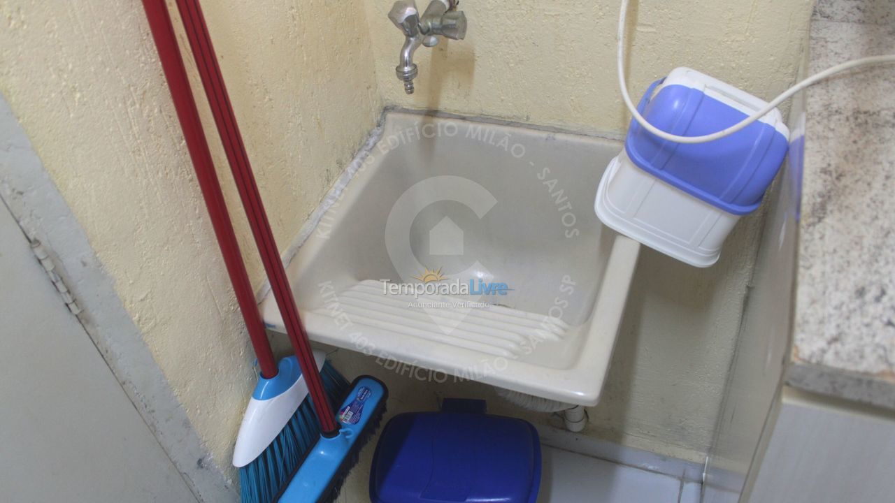 Apartamento para aluguel de temporada em Santos (Ponta da Praia)