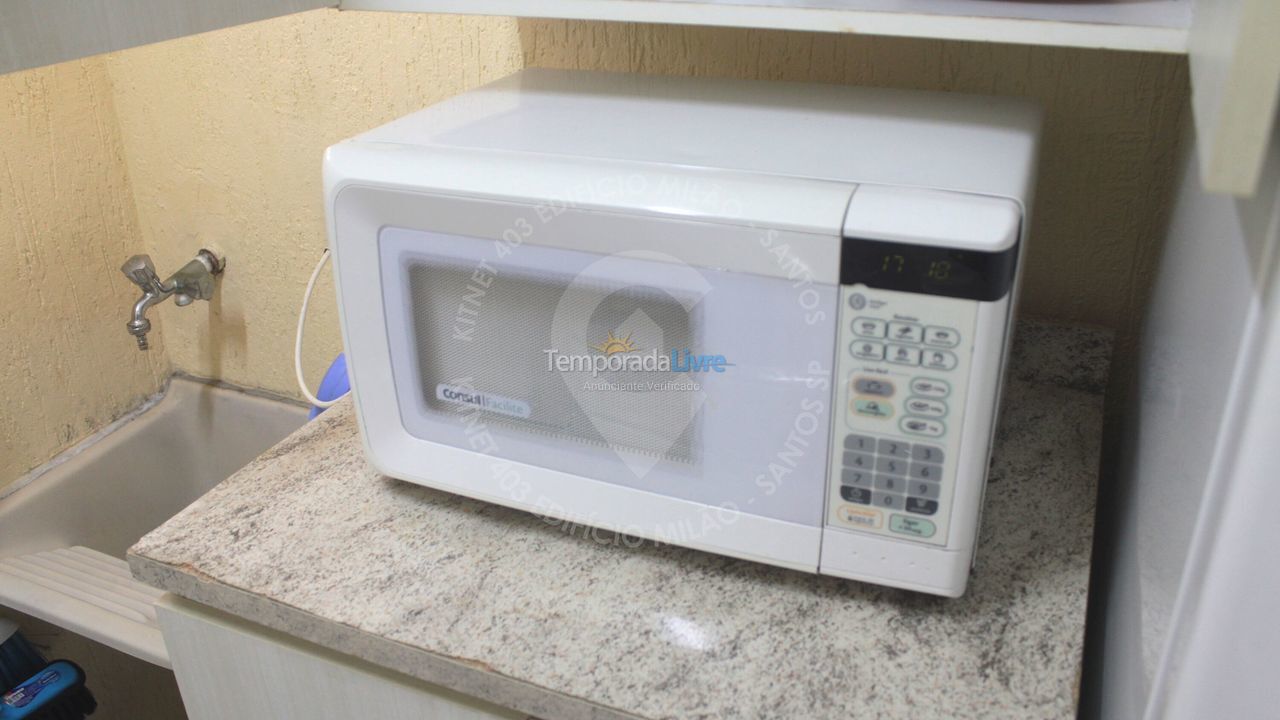 Apartamento para aluguel de temporada em Santos (Ponta da Praia)