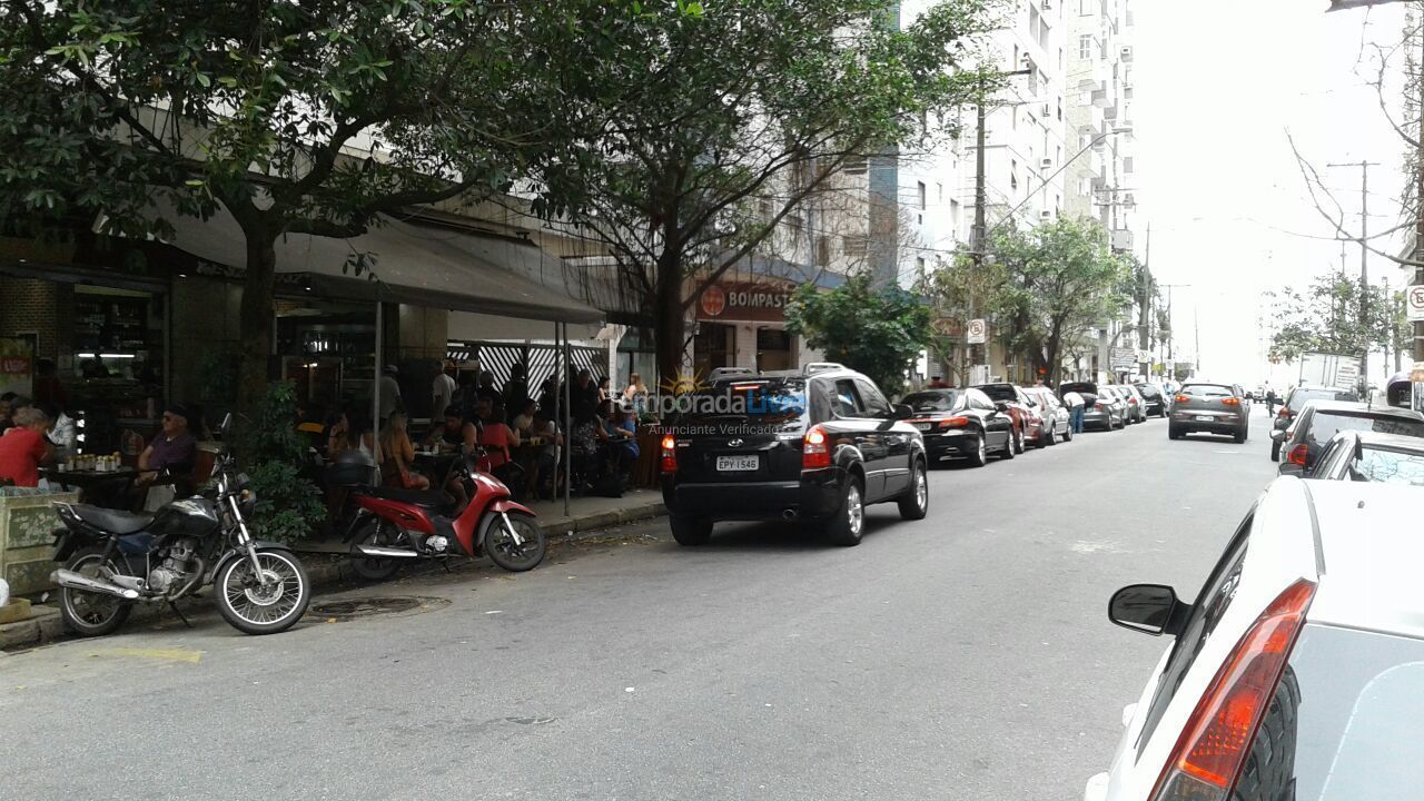 Apartamento para alquiler de vacaciones em Santos (Ponta da Praia)