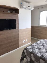 Apartamento completo de frente para o mar