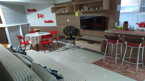 Lindo apartamento de frente para o mar na orla mais linda do nordeste