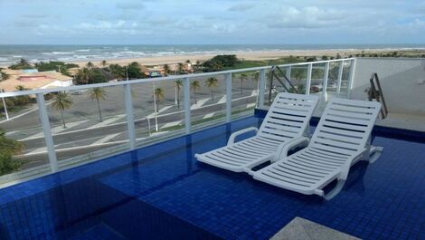 Lindo apartamento de frente para o mar na orla mais linda do nordeste
