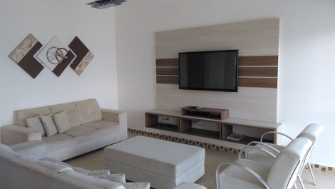 Sala de tv, internet fibra e sky