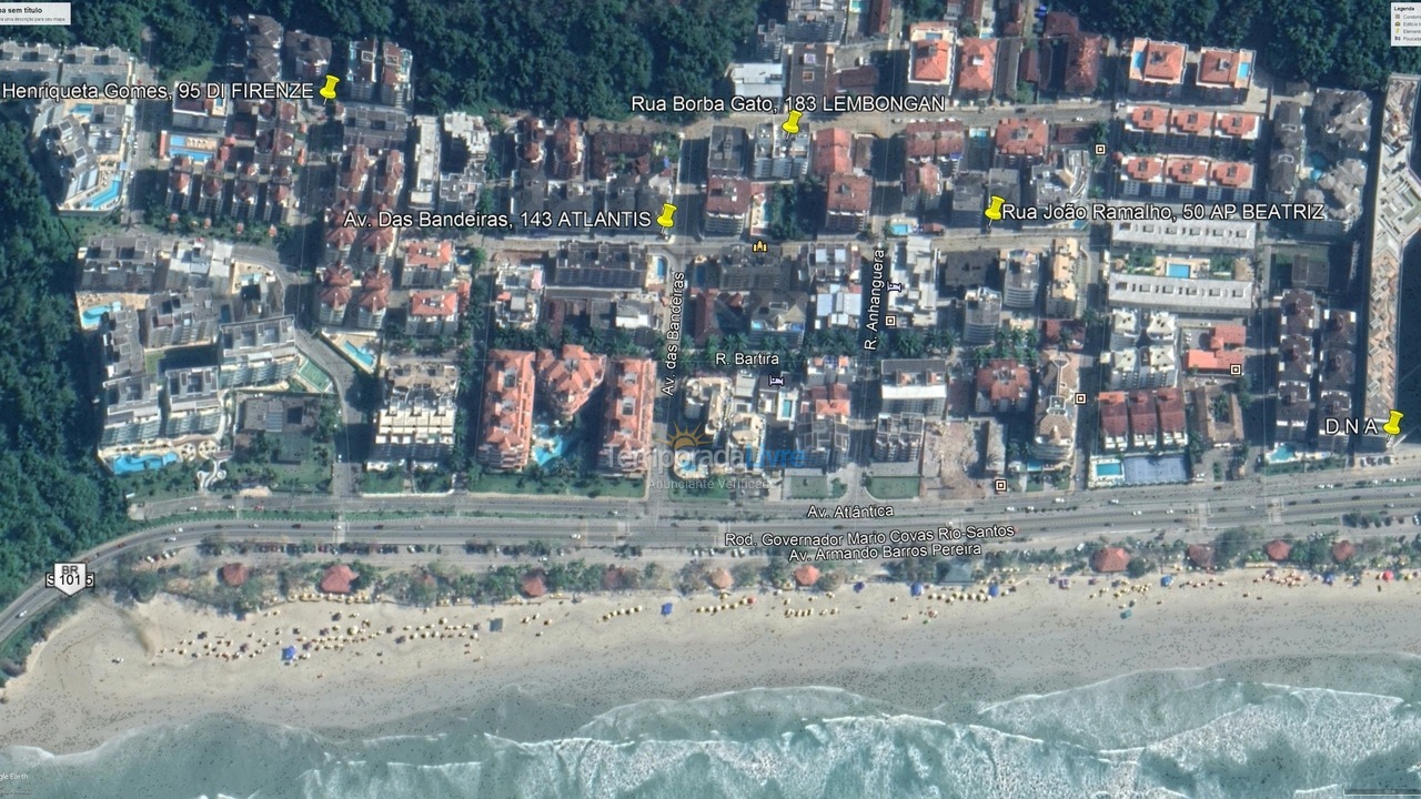 Apartamento para aluguel de temporada em Ubatuba (Praia Grande)