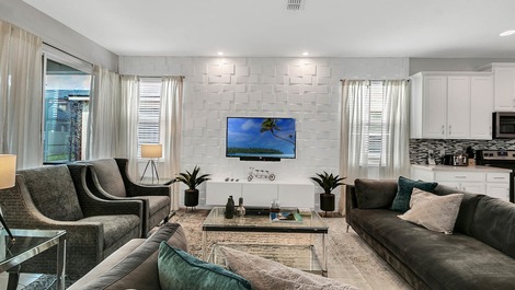 Elegante casa cerca del complejo Disney