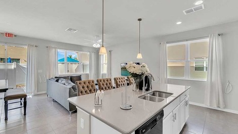 Casa en comunidad cerrada para vacaciones en Orlando