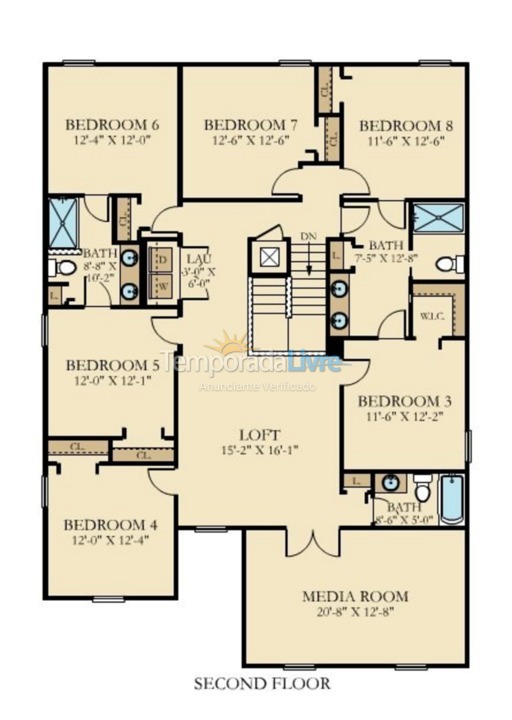 Casa para aluguel de temporada em Orlando (Davenport)