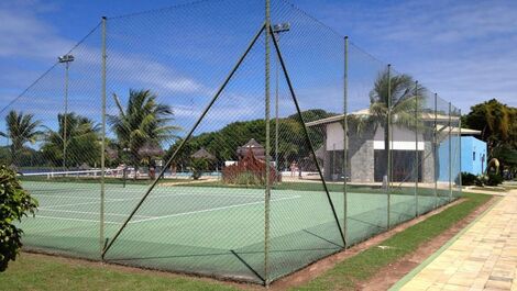 Clube, quadra de tênis