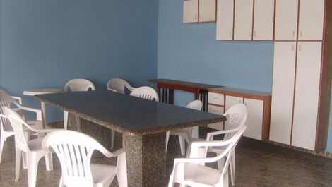 Casa azul, adosado con piscina, 3 dormitorios, a 50 metros de la playa.