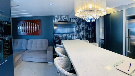 Marques de Olinda with charcoal barbecue and sea view