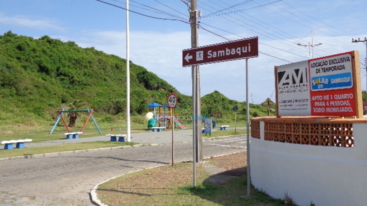 Apartamento para aluguel de temporada em São Francisco do Sul (Prainha)