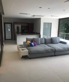 House standing on the sand, luxurious and safe.