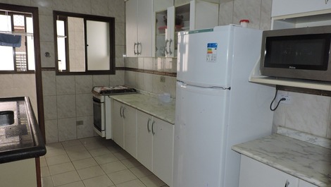 Apartamento Guilhermina Praia Grande frente a la feirinha