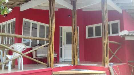 New Year's Eve in front of Café de La Musique Ilha Bela Praia Witch